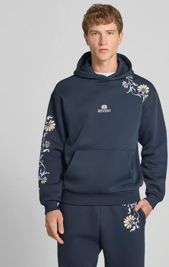 REVIEW Relaxed fit HOODIE met Kangoeroezak - Foto 3