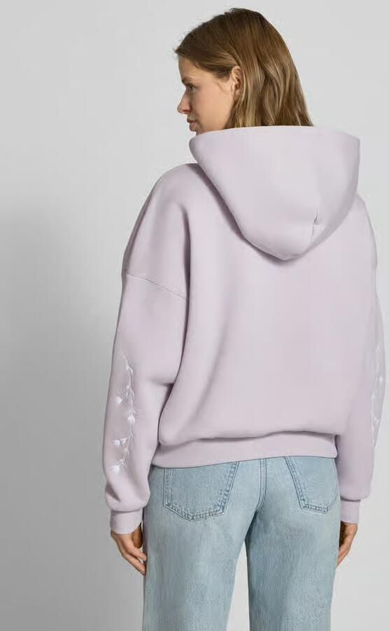 REVIEW Relaxed fit hoodie met logoprint