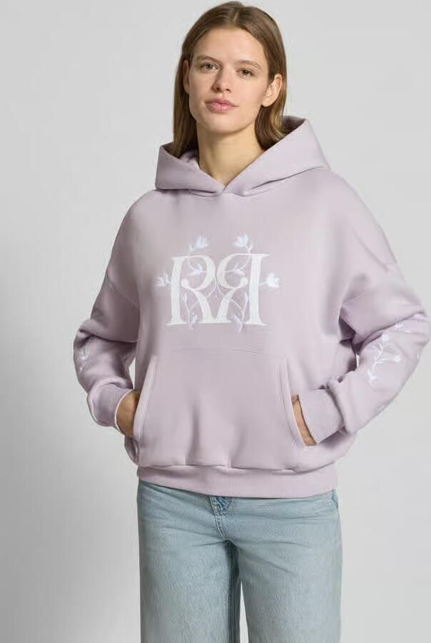 REVIEW Relaxed fit hoodie met logoprint - Foto 3