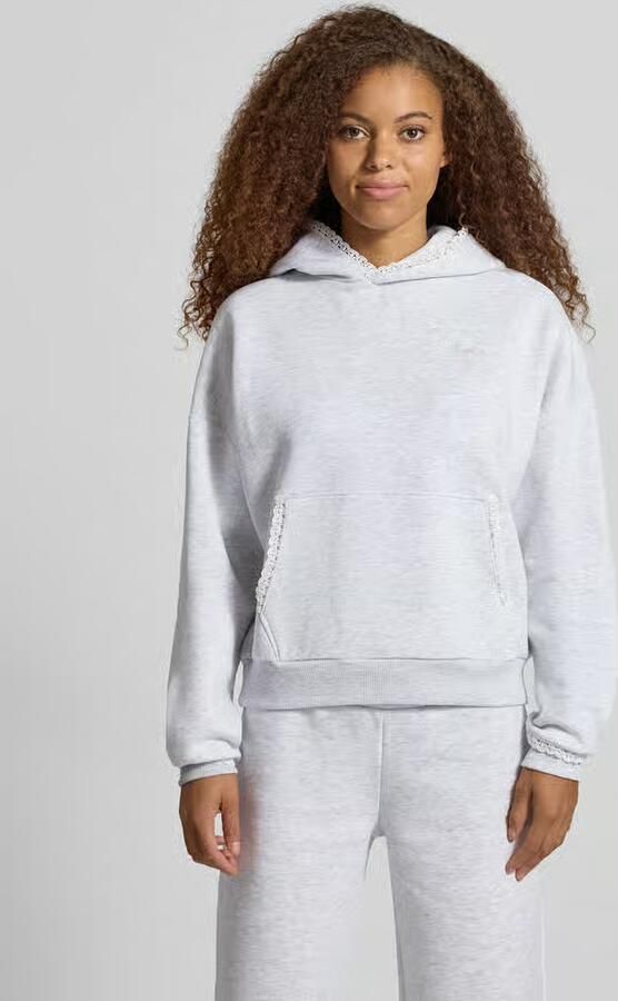REVIEW relaxed fit hoodie met wol en katoen - Foto 3