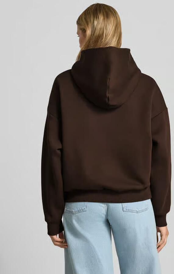 REVIEW relaxed fit hoodie van katoenmix met labeldetail - Foto 3