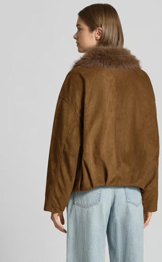 REVIEW relaxed fit jack met imitatiebont - Foto 3