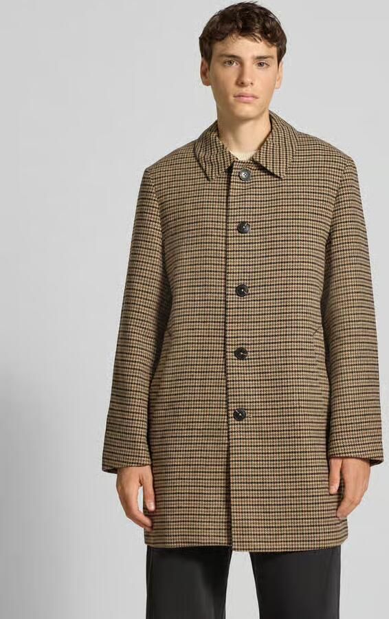 REVIEW Relaxed fit lange jas met platte kraag - Foto 2