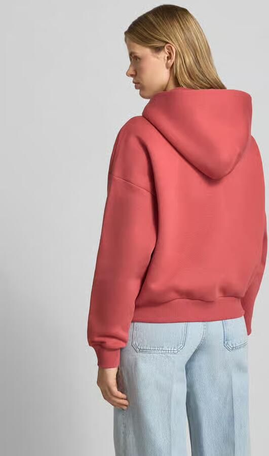 REVIEW relaxed fit sweatjack met capuchon en logoprint - Foto 3