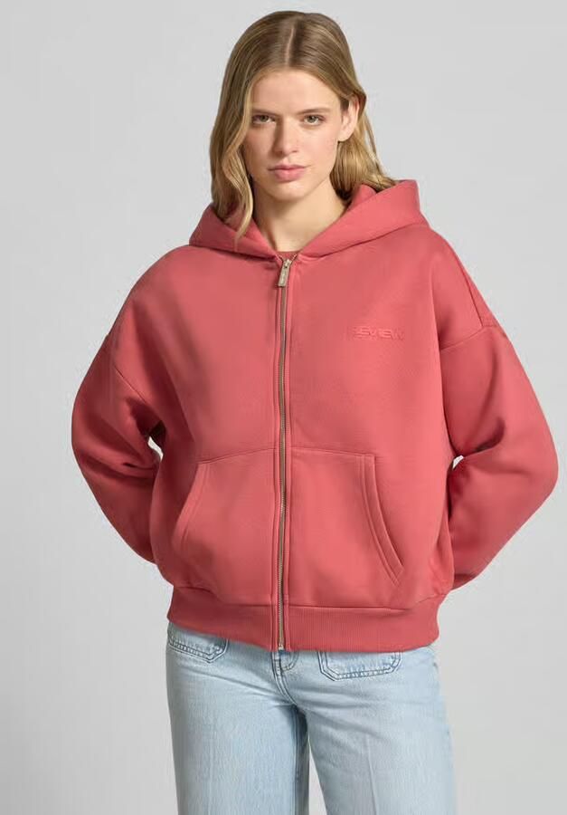 REVIEW relaxed fit sweatjack met capuchon en logoprint - Foto 2