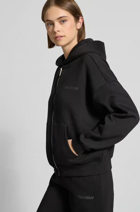 REVIEW relaxed fit sweatjack met capuchon - Foto 3