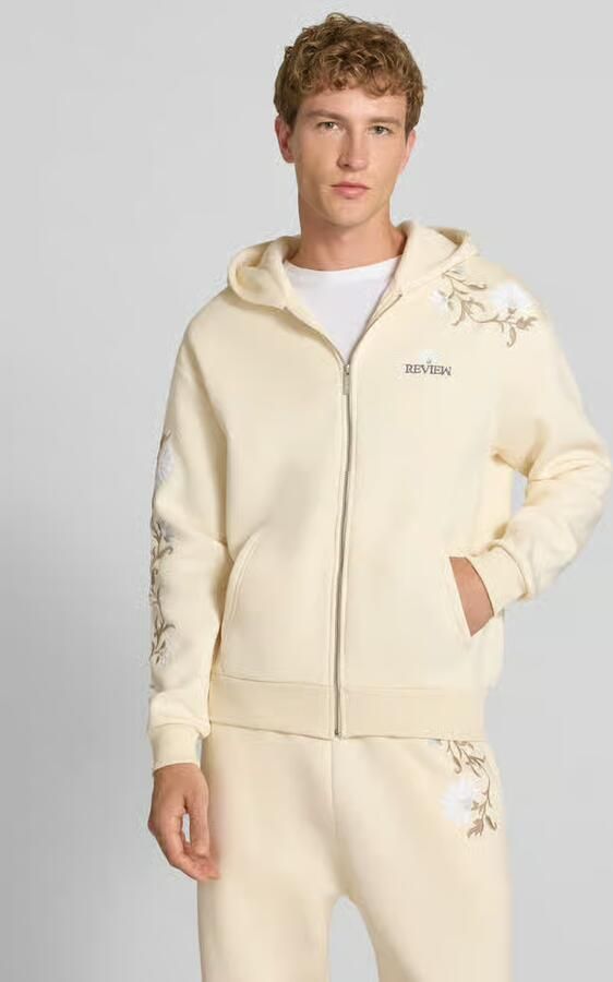 REVIEW relaxed fit sweatjack met capuchon - Foto 3