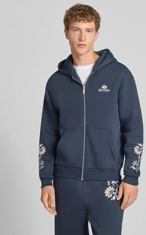 REVIEW relaxed fit sweatjack met capuchon - Foto 3