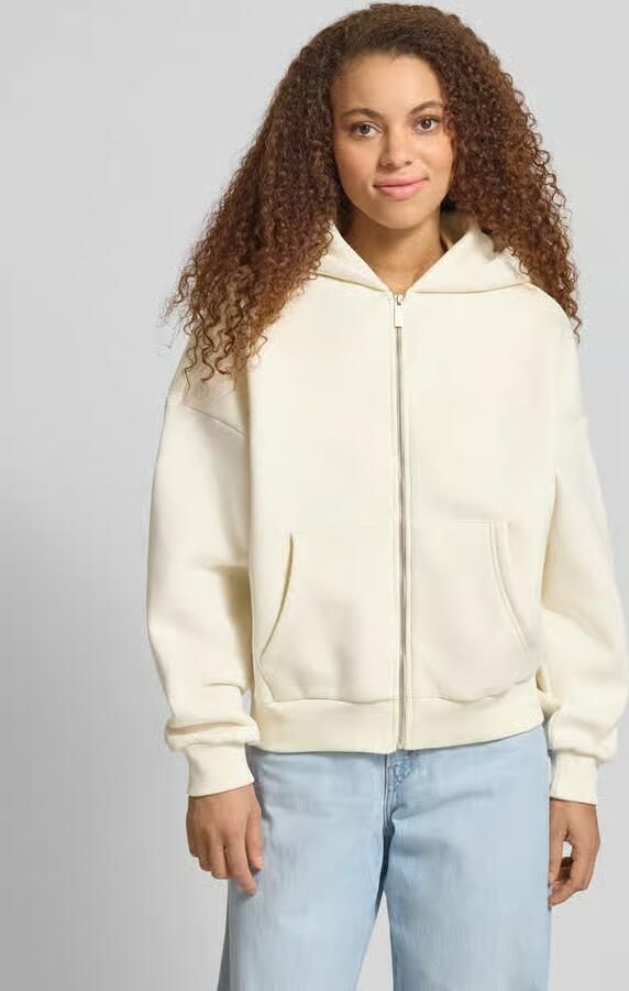 REVIEW Relaxed fit sweatjack met gedeelde kangoeroezak - Foto 3