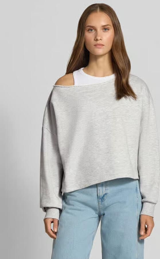 REVIEW relaxed fit sweatshirt met viscose - Foto 3
