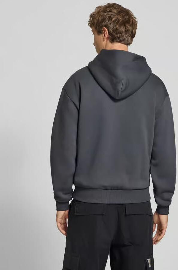 REVIEW relaxed fit sweatshirt van katoenmix met kangoeroezak - Foto 2