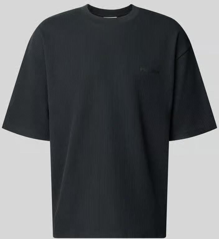 REVIEW relaxed fit T-shirt met structuurpatroon - Foto 3