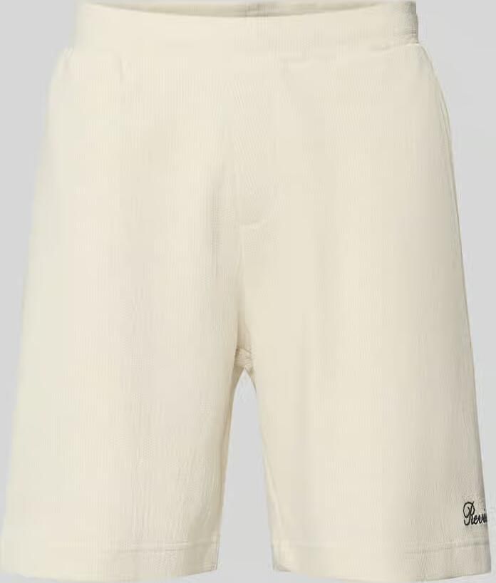 REVIEW Regular fit sweatshorts met structuurmotief - Foto 2