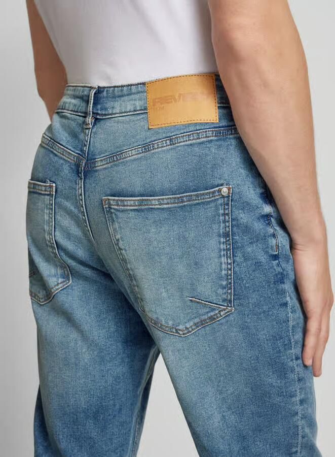 REVIEW Slim fit jeans met 5-pocketmodel - Foto 2
