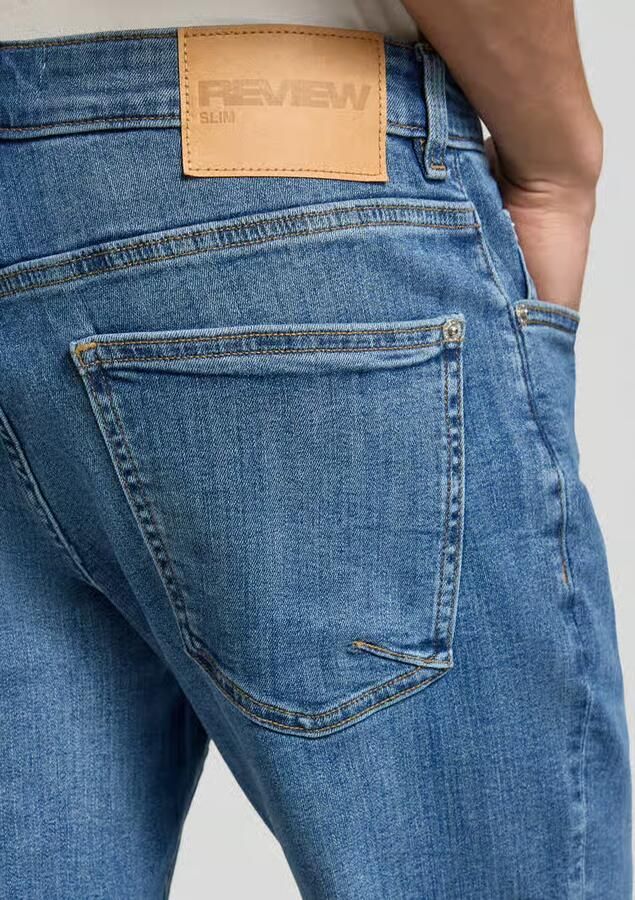 REVIEW Slim fit Jeans met klassiek 5-pocketmodel - Foto 2