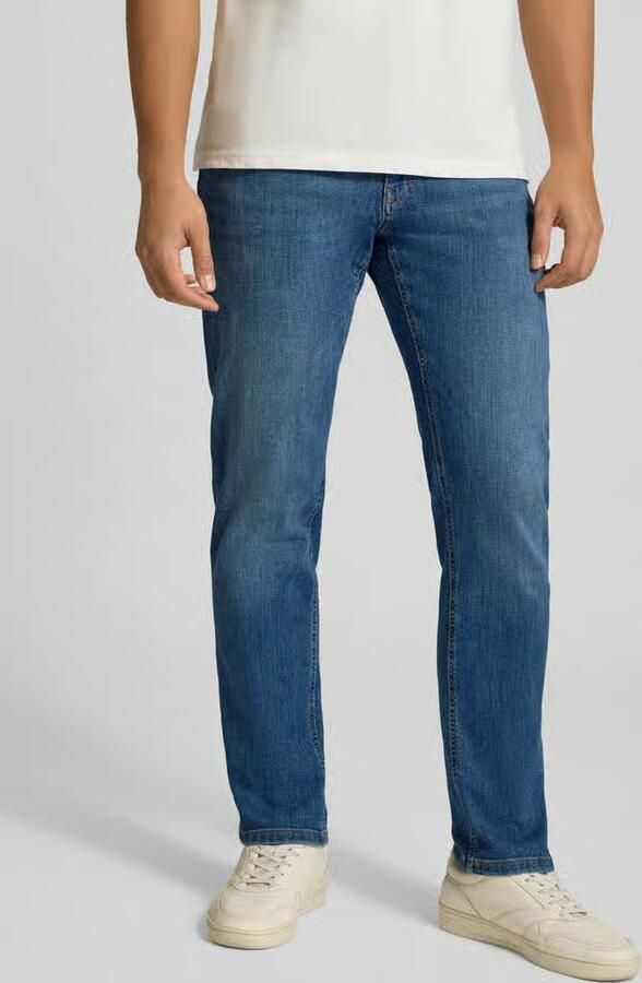 REVIEW Slim fit jeans met klassiek 5-pocketmodel - Foto 2