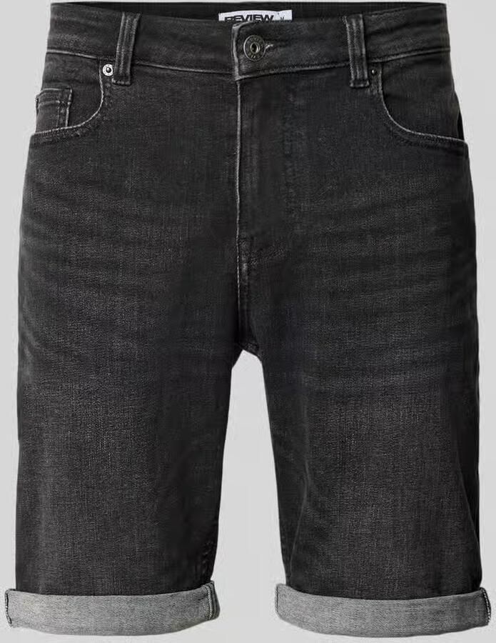REVIEW slim fit korte jeans met omslag - Foto 2