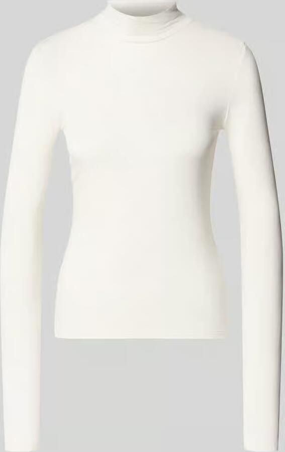 REVIEW slim fit longsleeve van lyocellmix met colletje
