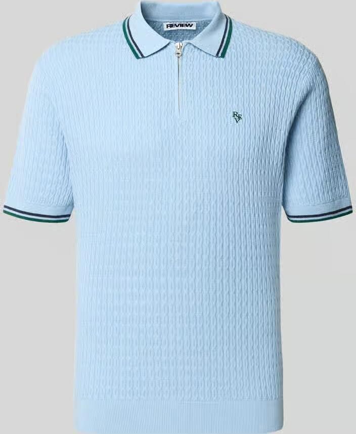REVIEW slim fit poloshirt in brei-look - Foto 2