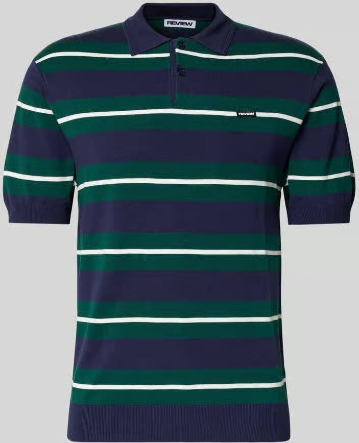 REVIEW slim fit poloshirt van viscosemix - Foto 2