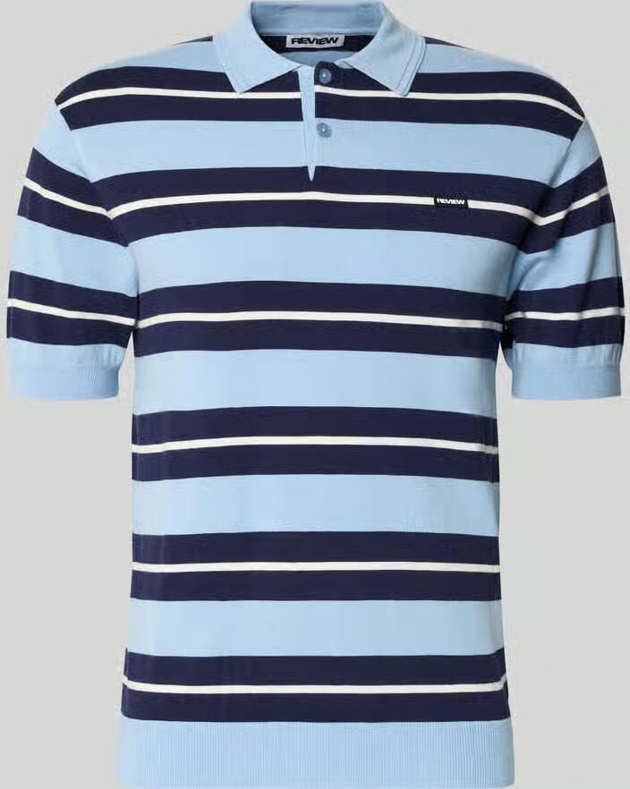 REVIEW slim fit poloshirt van viscosemix - Foto 2
