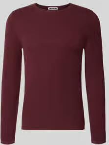 REVIEW slim fit pullover van puur katoen