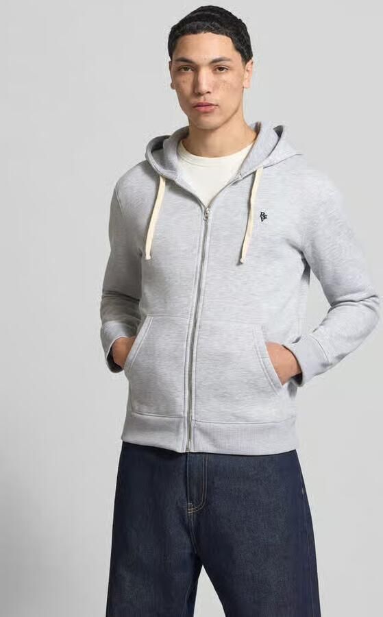 REVIEW Slim fit sweatjack met labelstitching - Foto 4
