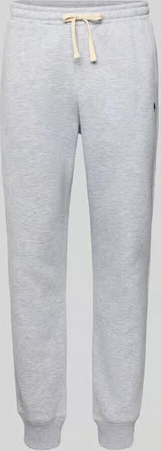REVIEW Slim Fit Sweatpants met logo-stitching
