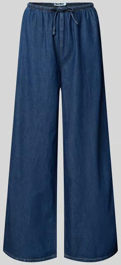 REVIEW Slip-on-jeans met wijde pijpen en tunnelkoord - Foto 2