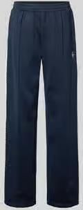 REVIEW Sportieve trackbroek met rechte benen