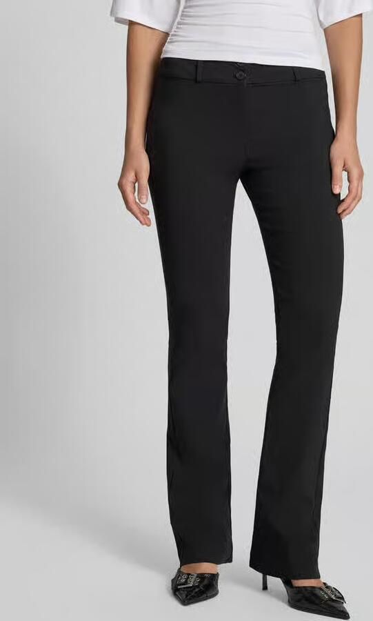 REVIEW Stoffen broek met strookzak aan de achterkant - Foto 3