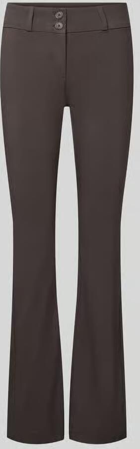REVIEW Stoffen broek met strookzak aan de achterkant