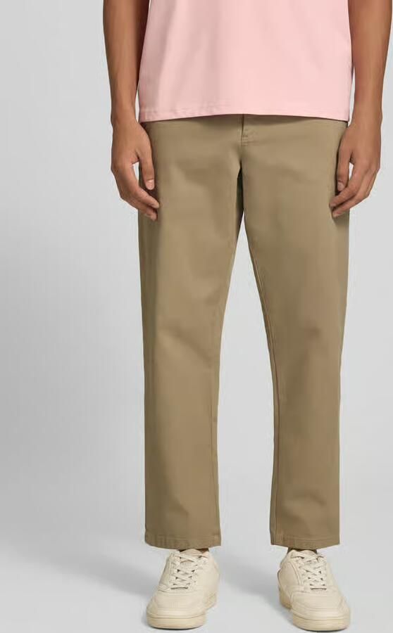 REVIEW straight fit broek van katoenmix - Foto 3