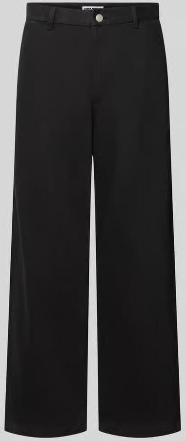 REVIEW barrel-fit-broek van katoenen stof met Franse steekzakken