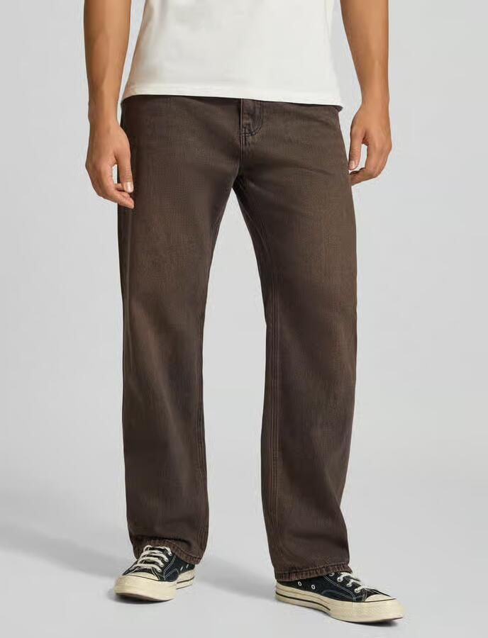 REVIEW straight fit jeans van puur katoen in used-look - Foto 3
