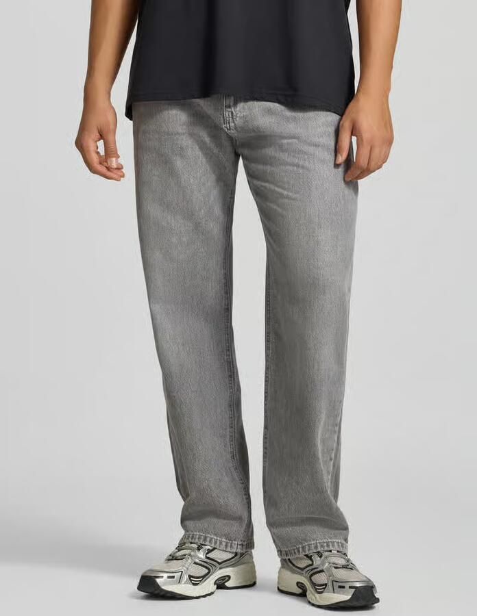 REVIEW straight fit jeans van puur katoen in used-look - Foto 3
