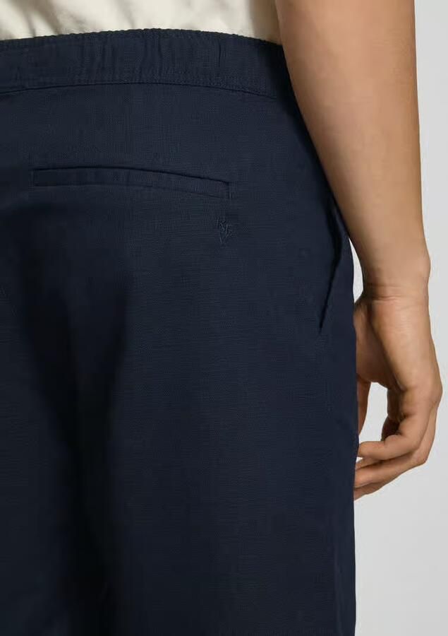 REVIEW straight fit korte broek met achterzak