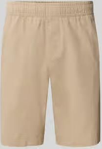 REVIEW straight fit korte broek met achterzak