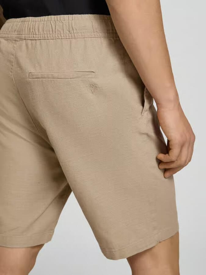 REVIEW straight fit korte broek met achterzak