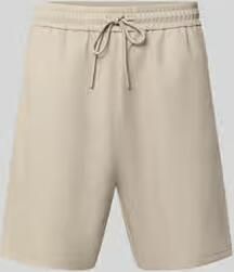 REVIEW straight fit short met viscose