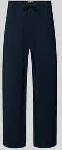 REVIEW Straight fit stoffen broek met viscose