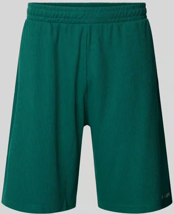 REVIEW straight fit sweatshorts met structuurpatroon - Foto 2