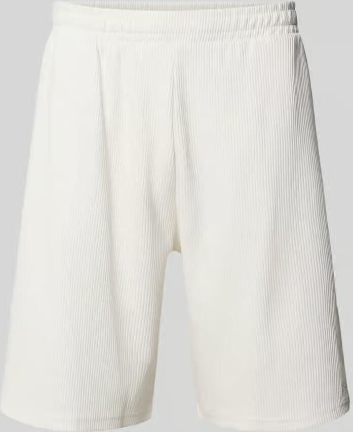 REVIEW straight fit sweatshorts met structuurpatroon - Foto 2
