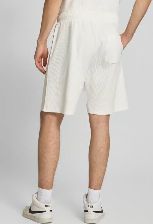 REVIEW straight fit sweatshorts met structuurpatroon - Foto 2