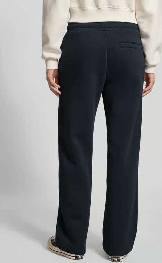 REVIEW Straight leg sweatpants met logo en elastische band