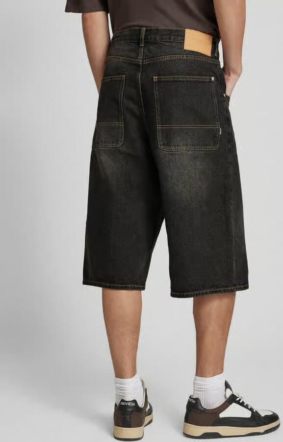 REVIEW Superbaggy fit korte jeans in 5-pocketmodel