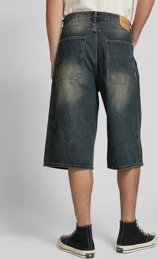 REVIEW Superbaggy fit korte jeans in 5-pocketmodel