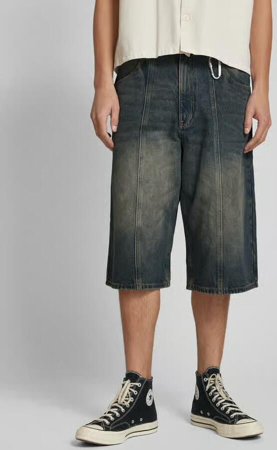 REVIEW Superbaggy fit korte jeans in 5-pocketmodel - Foto 4