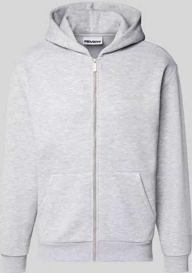 REVIEW Essentials hoodie met ritssluiting en logo - Foto 2