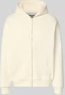 REVIEW Essentials hoodie met ritssluiting en logo